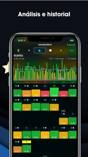 Captura de pantalla de AutoSleep: Sueño Seguimiento en iPhone 10