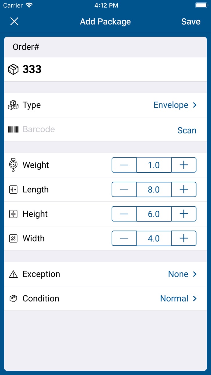 iPhone screenshot