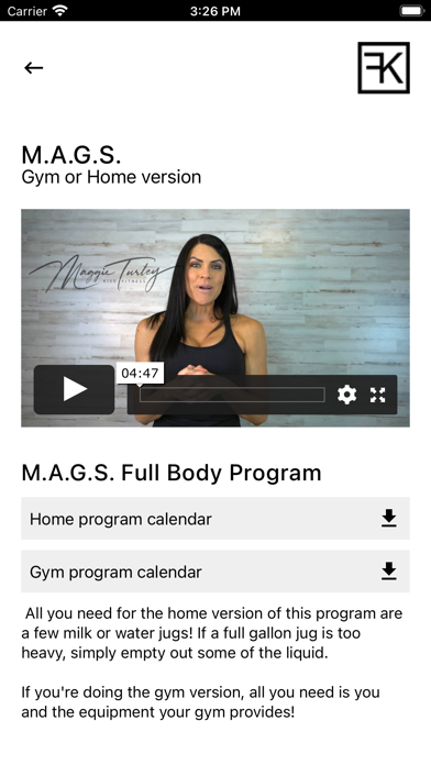 K.I.S.S. Fitness Screenshot