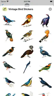 How to cancel & delete vintage bird stickers 1