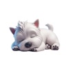Sleeping Westie Stickers icon