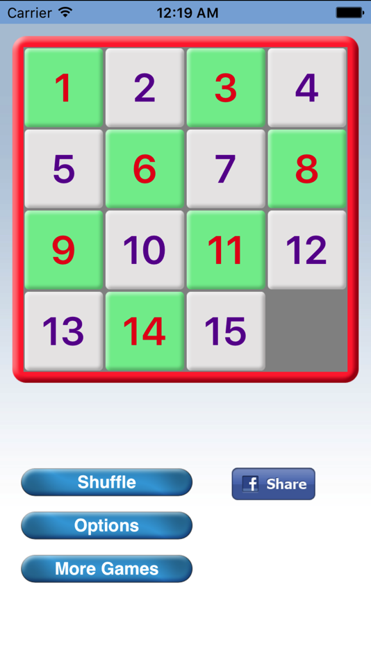 #2. Numbers Puzzle (iOS) Podle: Daniel Rossler