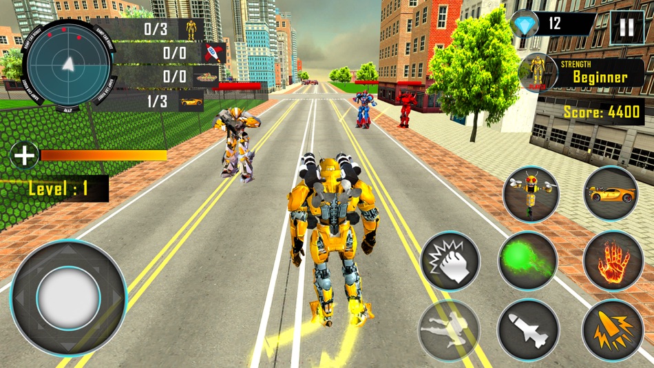 #7. Bee Robot Transform Game 3D (iOS) 来自: Omar Irshad