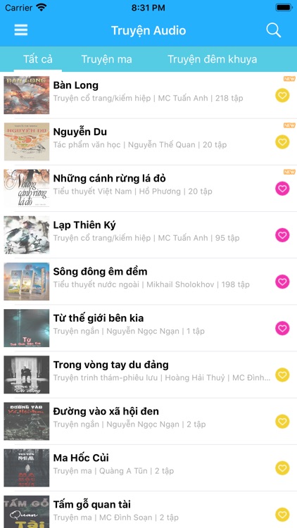 Sách nói, Truyện audio screenshot-3