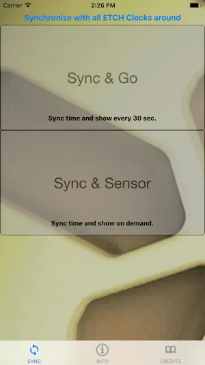 eTCH Sync Time screenshot 1
