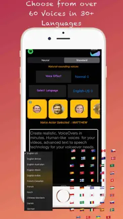 Voice Generator Text to Speech iPhone image 3