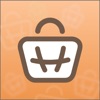 Shared shopping list : basket icon