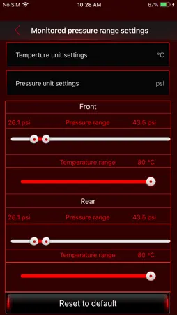 Multi Wheel BLE TPMS screenshot 3