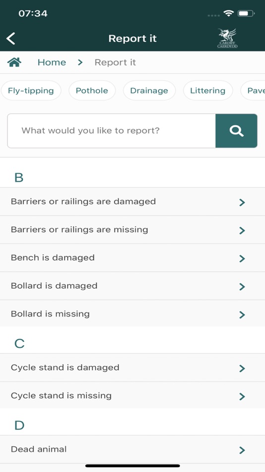 #4. Cardiff Gov (iOS) Podle: Cyngor Caerdydd Cardiff Council