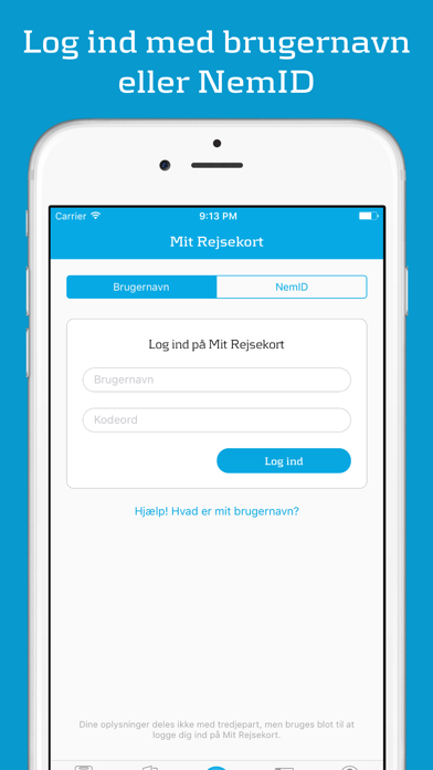 Rejsepartner til Rejsekort Screenshot