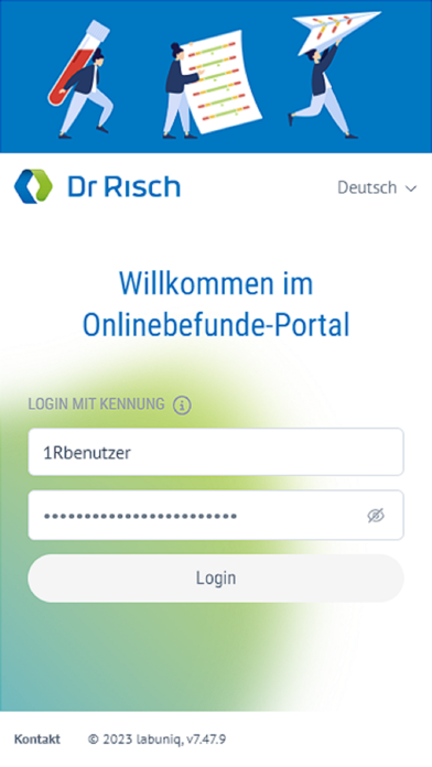 Labor Risch Screenshot