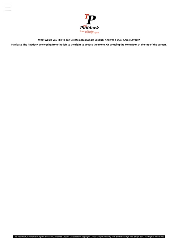 The Paddock Layout Tool iPad screenshot 1 - Sports app