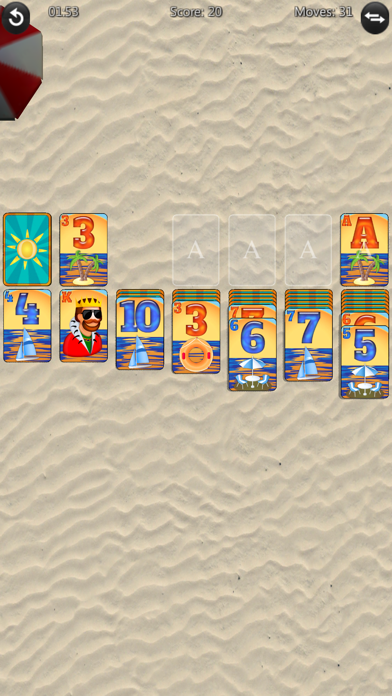 Screenshot #2 pour Summer Solitaire.