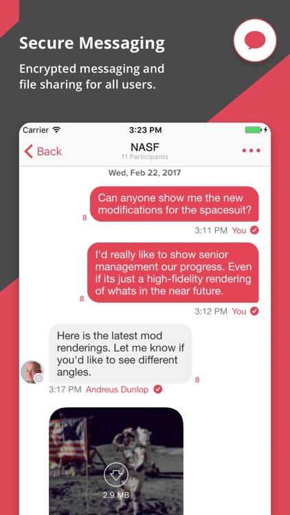 NetSfere Secure Messaging screenshot-4