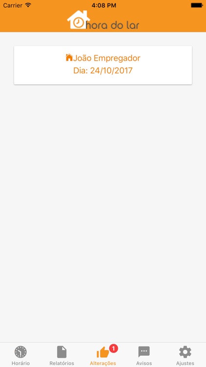 Hora do Lar - Funcionário