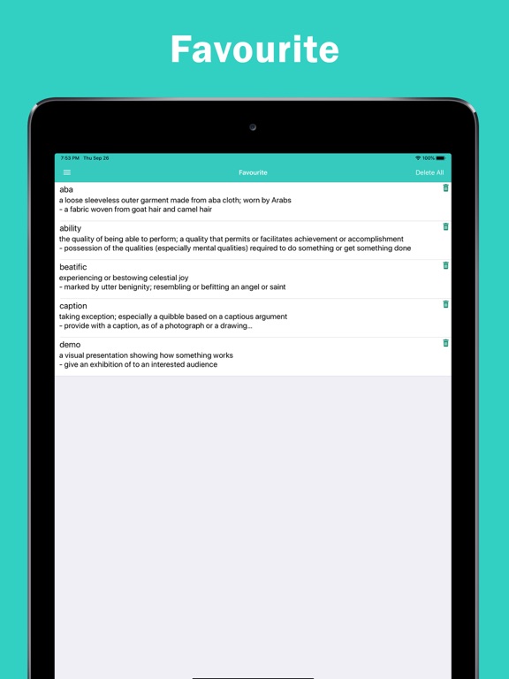 English Dictionary Offline Pre iPad screenshot