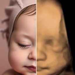 Bébé IA Échographie 3D