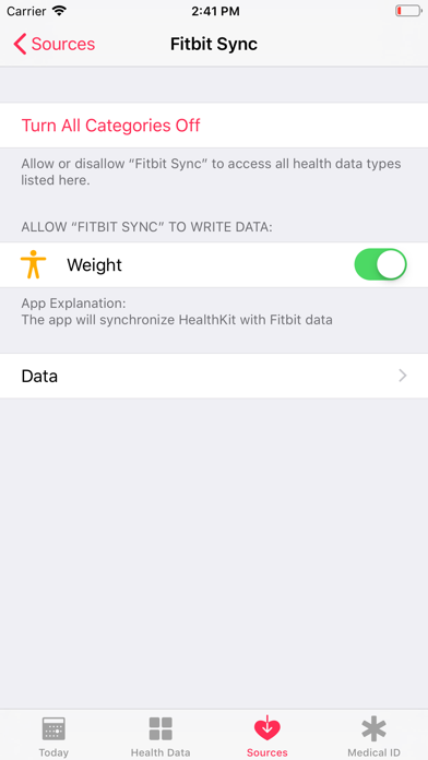 Screenshot #2 pour Fitbit to Health Sync