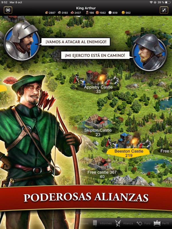 Lords & Knights - Medieval MMO screenshot 9