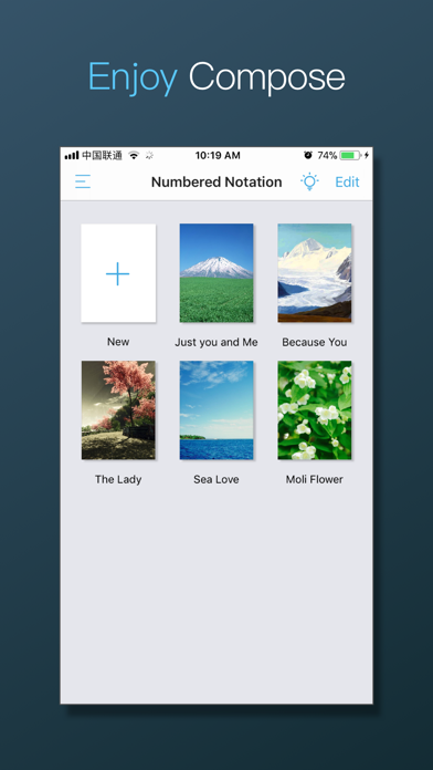 SimpNote Lite iPhone screenshot 1 - Music app