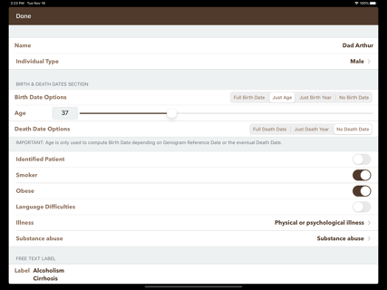 iGenogram: Genogram Editor screenshot 5