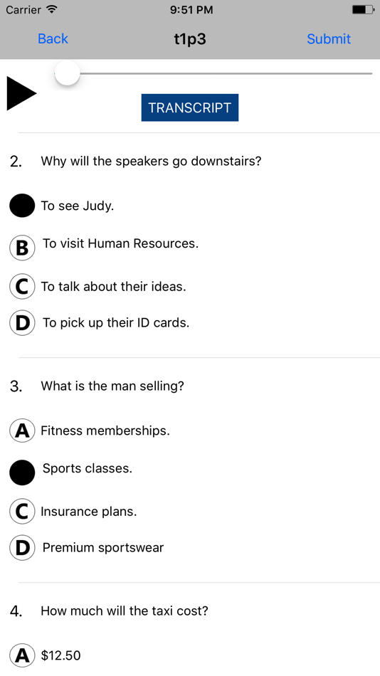 #3. 12 complete test TOEIC® Bridge (iOS) 由: ouamassi brahim