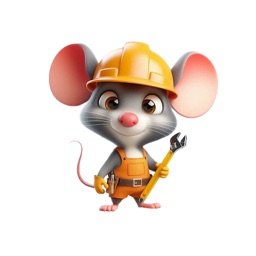 Construction Mouse Stickers