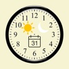 Clock and Almanac icon