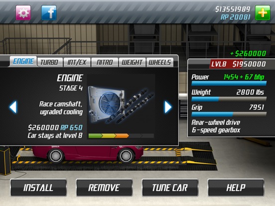 Screenshot #6 pour Drag Racing : Jeu de Course