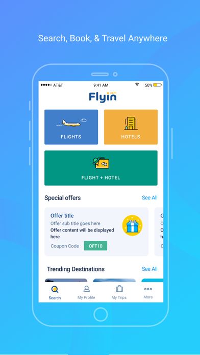Flyin.com - طيران و فنادق screenshot 1