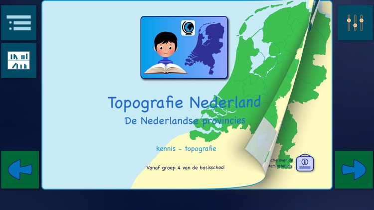 Topografie Nederland