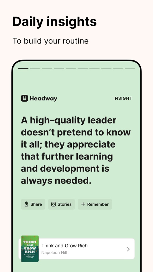#7. Headway - Daily Micro Learning (iOS) بواسطة: GTHW App Limited