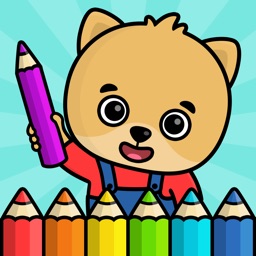 Baby coloring book for kids 2+