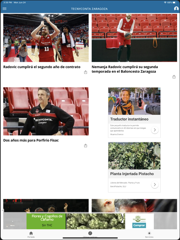 el Periodico de Aragón iPad screenshot 4 - News app