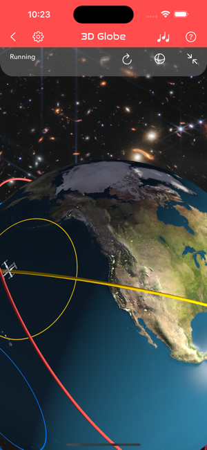 ‎ISS Realtime Tracker 3D-schermafbeelding