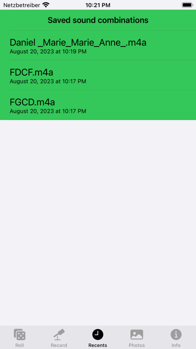 Chord dice Screenshot