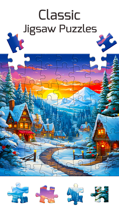 Screenshot #2 pour Christmas Jigsaw Puzzles.
