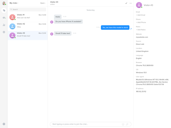 Chaport app screenshot 3