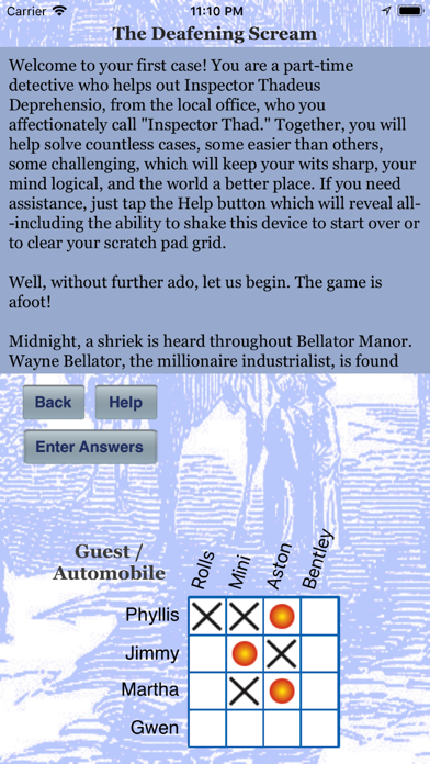 Screenshot #3 pour iDetectiveLt Logic Puzzles