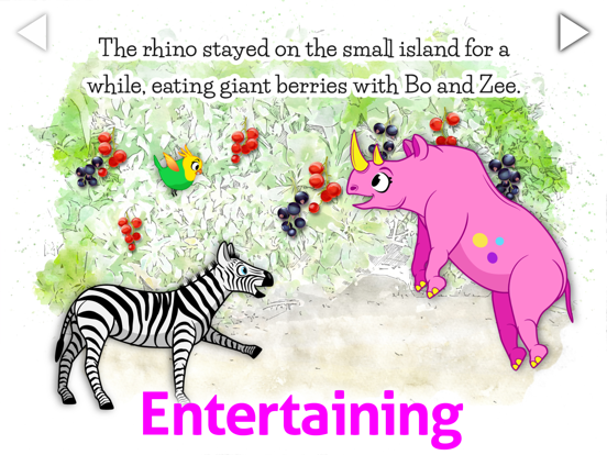 Screenshot #6 pour Pink Rhino. Kids Animal Story