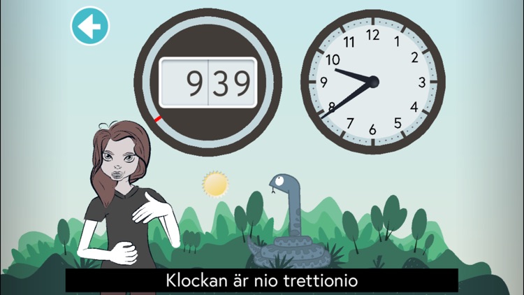 Moji Klockis sv. teckenspråk