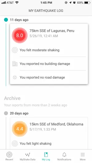 MyShake Earthquake Alerts screenshot 2