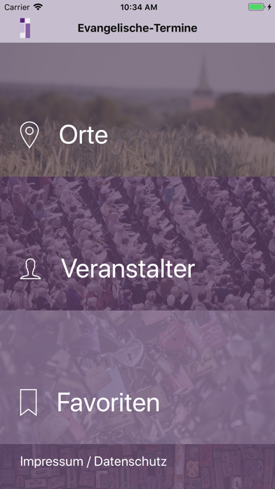 Screenshot #1 pour Evangelische Termine