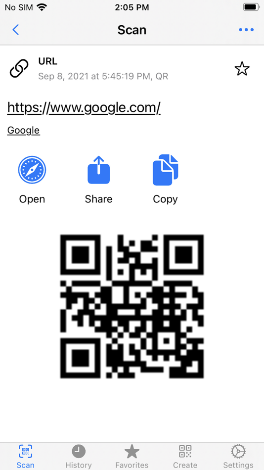 #4. QR Code Reader + QR Scanner (iOS) Podle: Gamma Play Limited
