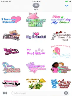 Friendship Day GIF Stickers iPad image 1