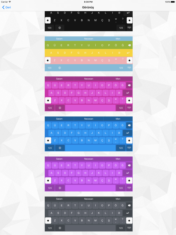 Screenshot #5 pour AZ Keyboard with autocorrect