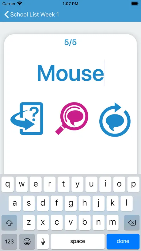 Spelling Test Flashcards
