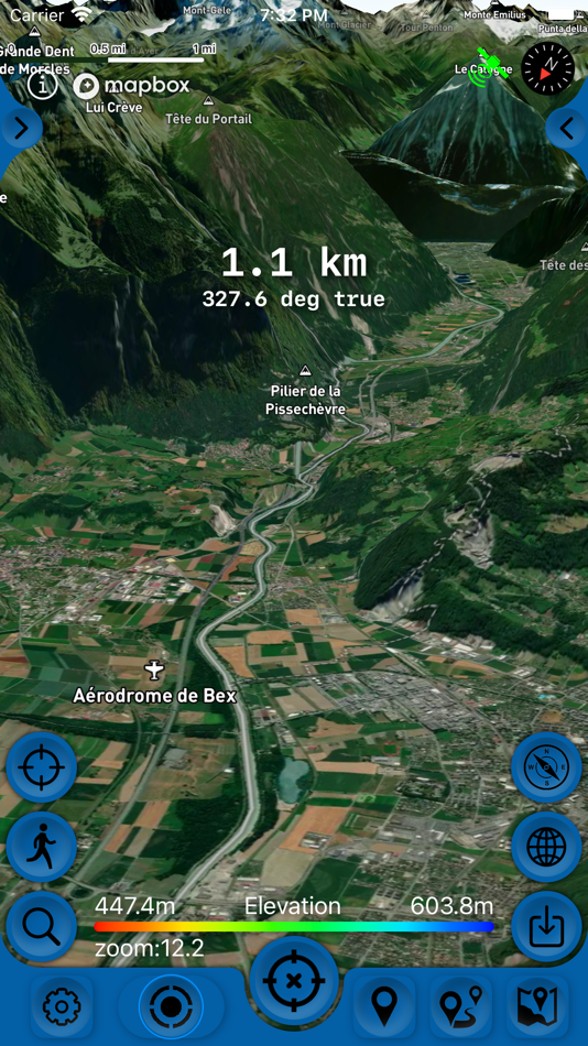 #3. 3D Offline Maps: GPS tracker (iOS) By: SERGEI BEZDENEZHNYKH