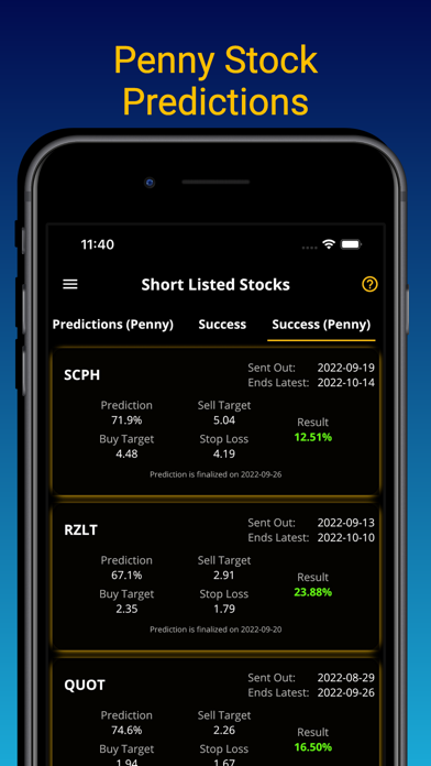 Wall Street Trading Signals AI Screenshot