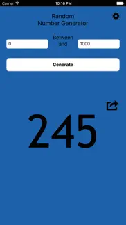 the random number generator iphone screenshot 4